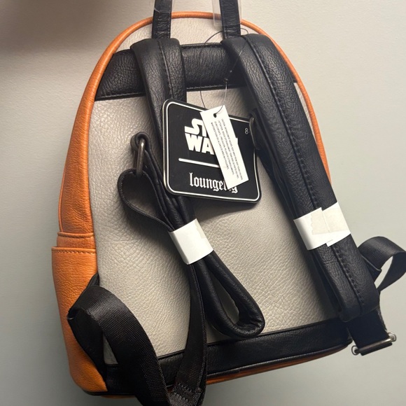 Loungefly Star Wars Rebel Alliance Backpack - Orange, White, Gray - Picture 2 of 2